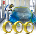 Auto Body Paint Repair Lemon Yellow Masking Tape